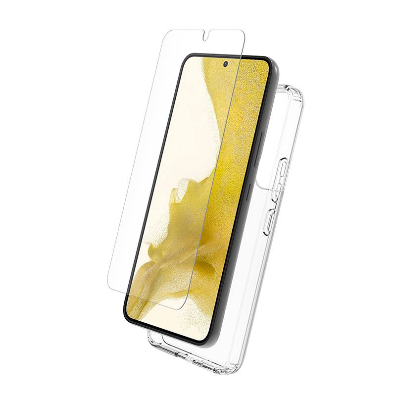 Pack MyWay Case + Samsung S22 Tempered Glass for €14.98