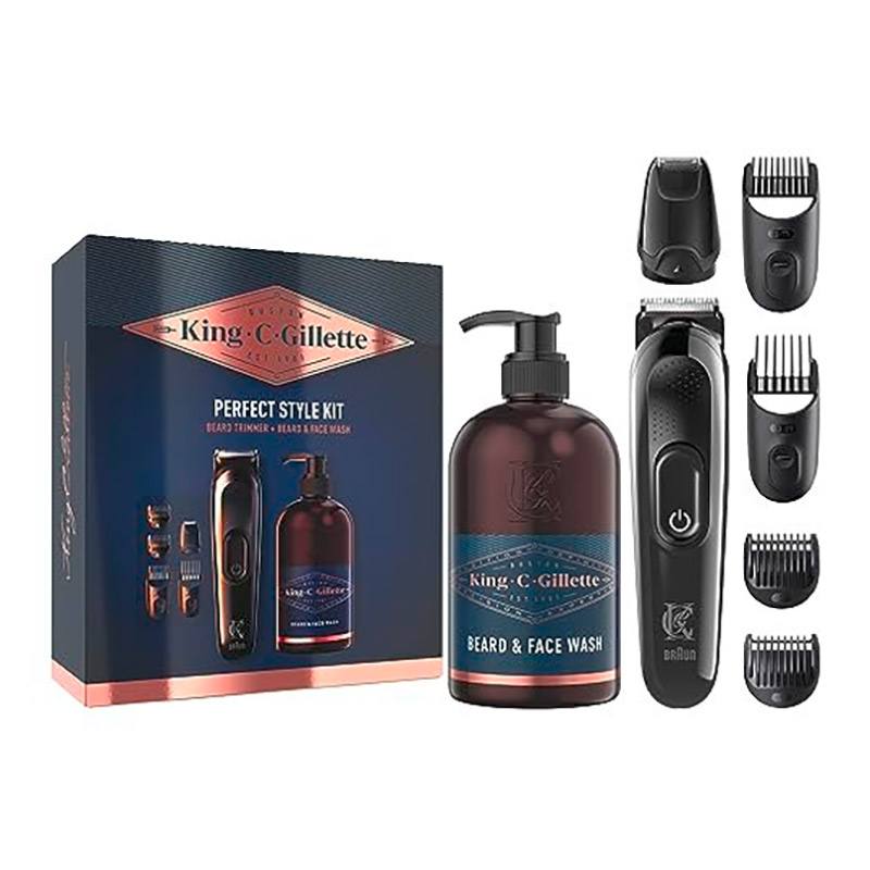 Tondeuse Barbe King C Gillette Perfect Style Kit