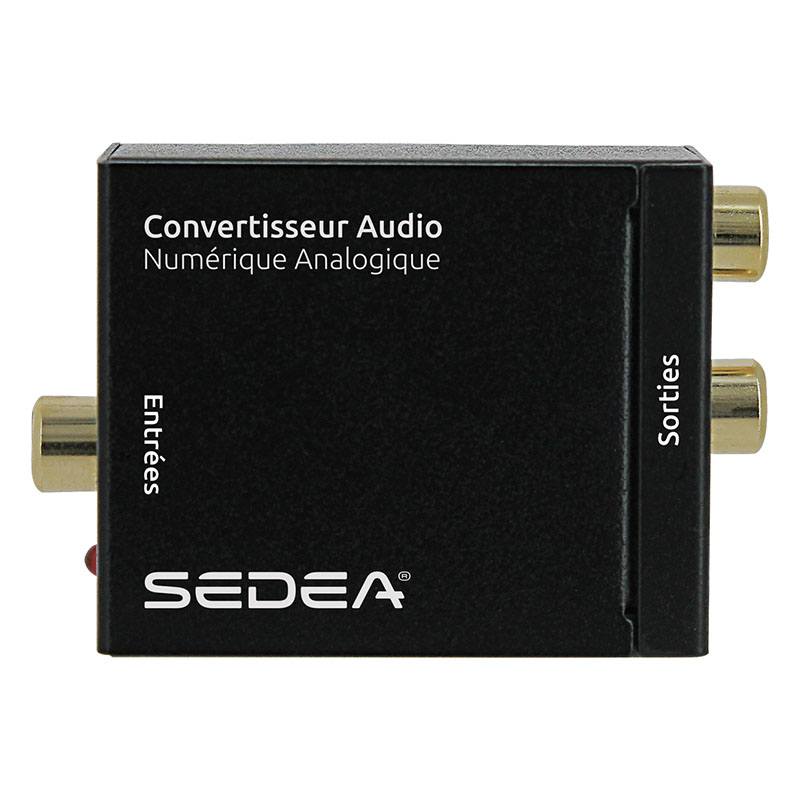 PROZOR 192Khz Convertisseur DAC Audio Support 5.1CH Optical vers RCA  Convertisseur avec Anneau Magnétique Cordon d'Alimentation Adaptateur  Optique