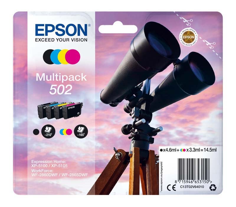 Cartouche Dencre Multipack Epson Ncmj502 Jumelles