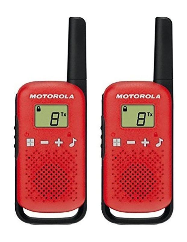talkie walkie 8 canaux avec lampe torche et batteries et chargeur orange  noir au meilleur prix