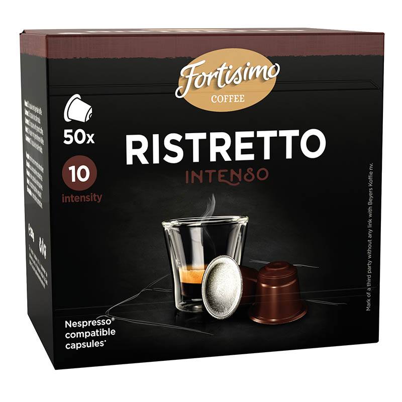 Capsule FORTISSIMO Ristretto Intenso x50 - Electro Dépôt