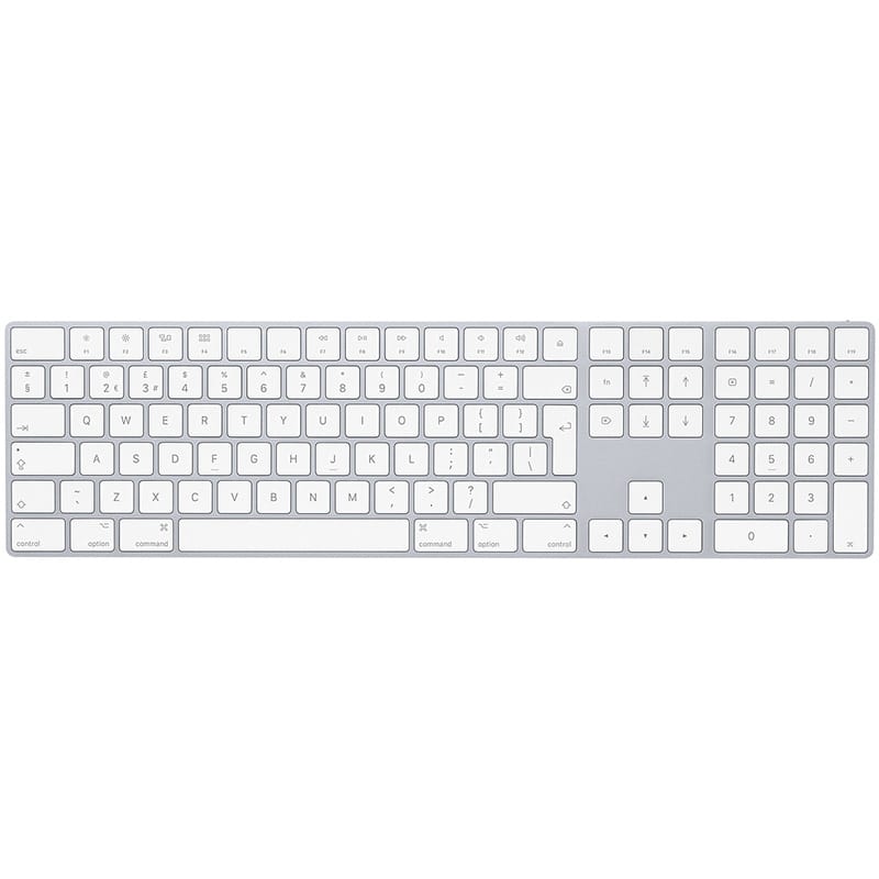 Clavier Apple Magic Keyboard Avec Pave Numerique Argent Reconditionne Grade A