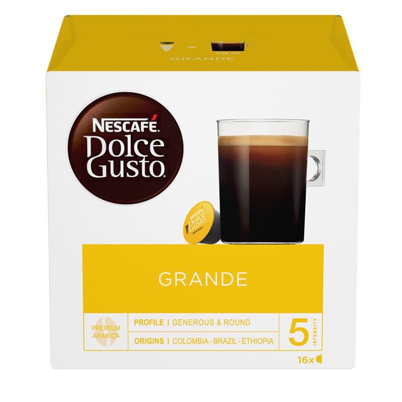 Dosette café Dolce Gusto CAFE AU LAIT pas cher - Café, dosettes - Achat  moins cher