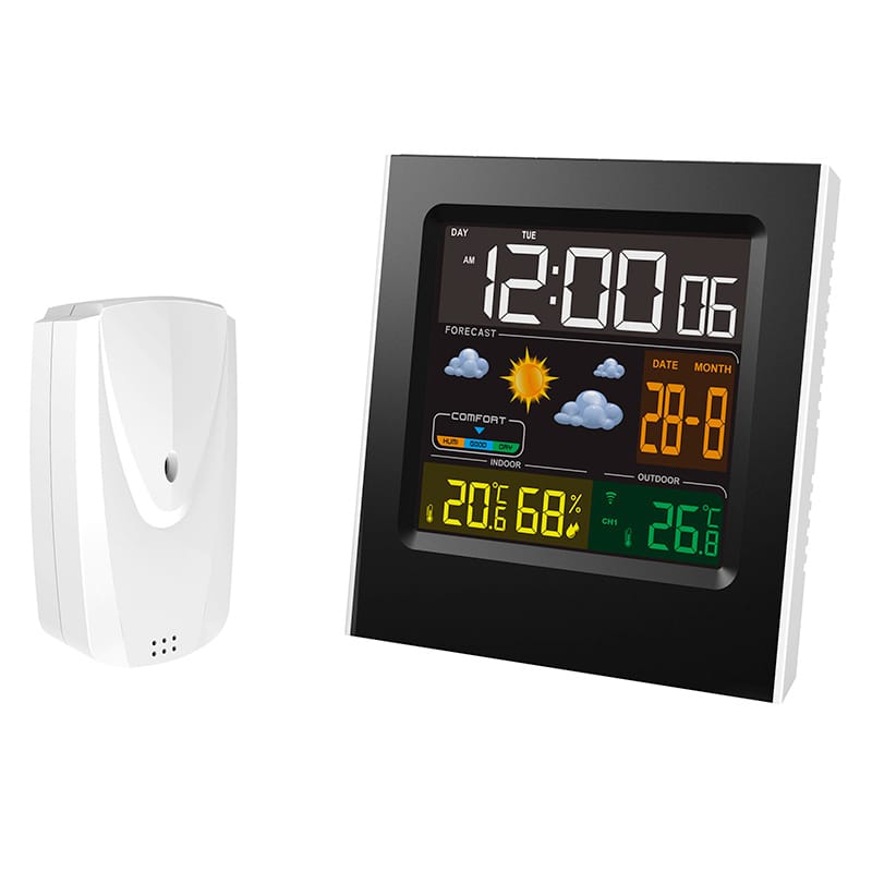 Thermomètre radio-guidé numérique intérieur-extérieur sans fil