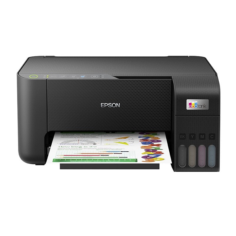 Epson Imprimante EcoTank ET-2821 avec réservoirs, Multifonction 3-en-1:  Imprimante /Scanner /Copieur, A4, Jet d'encre couleur,Wifi Direct