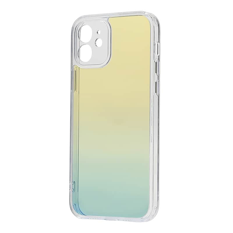 Generic Pochette iPhone 12, transparent agréable toucher confort,wireless  bleu à prix pas cher