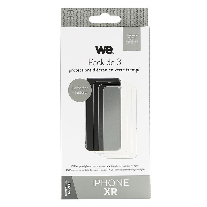 Pack We Verre Trempe Coque Iphone Xr