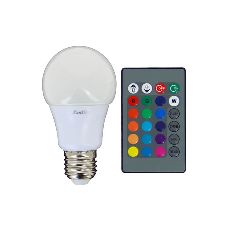 XANLITE Ampoule LED 3W GU5 3RVB couleur changeante + télécommande