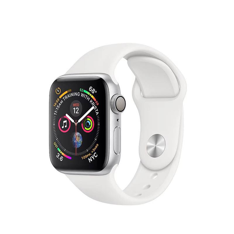 Montre Connectee Apple Watch Series 4 40mm Argent Reconditionnee Grade A