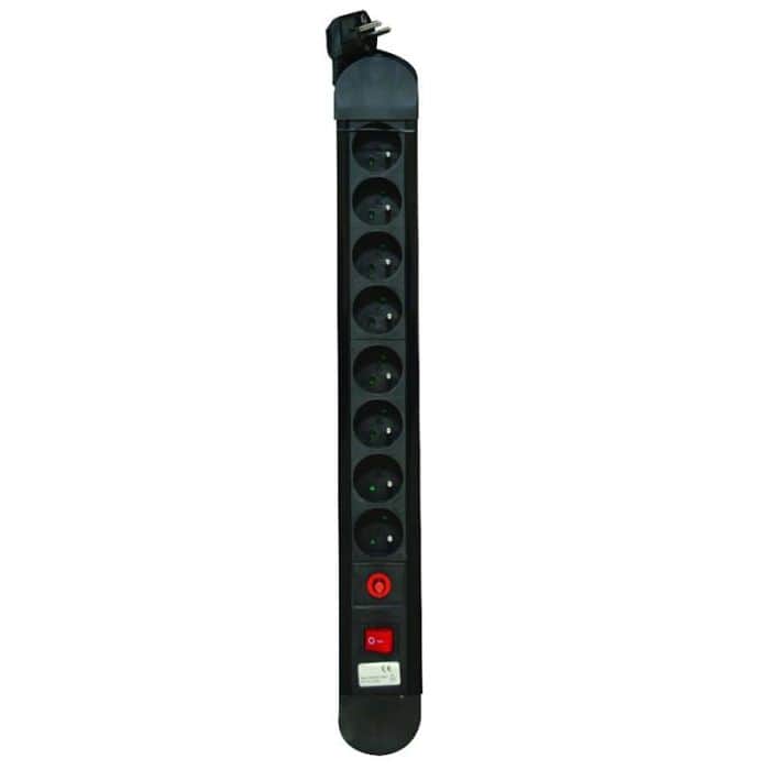 CHACON Bloc multiprise avec interrupteur 3 prises 16 A et 2 sorties USB 2  A