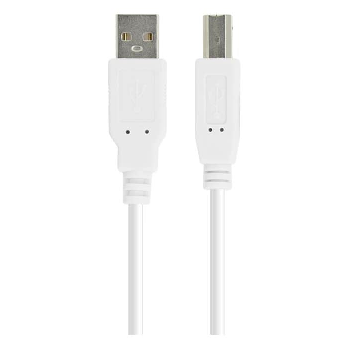 Câble imprimante USB 2.0 ELECTRO DEPOT blanc 2m - Electro Dépôt