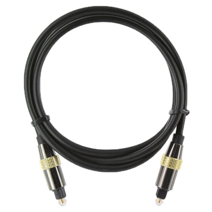 5m EMK OD2.2mm Câble Fibre Optique Audio Numérique Câble d'Équilibrage de  Haut-Parleur en Plastique (Gris Argenté)