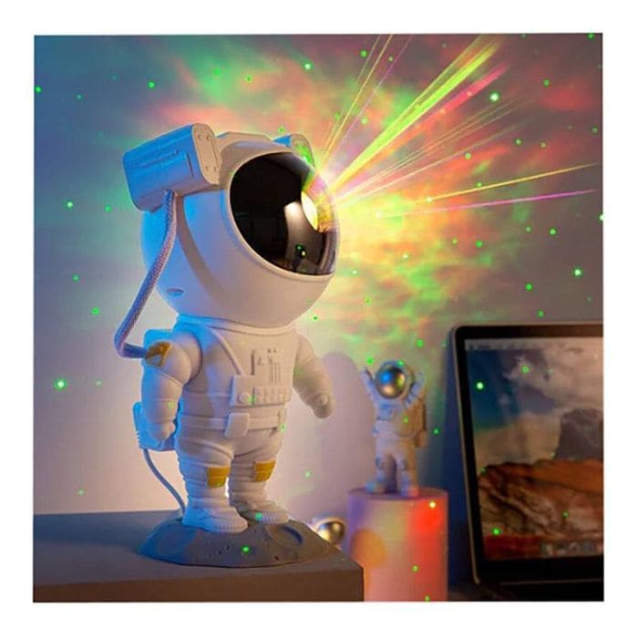 Astronaute Veilleuse Projecteur Laser Ciel Etoilé 3w Lampe De Nuit