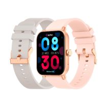 Montre connectée ECHO Rainbow Lite Rose + bracelet Gris