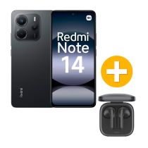 Smartphone XIAOMI Redmi Note 14 4G 256Go Noir + Buds 6 + Coque