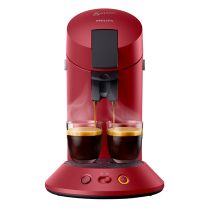 Machine à café multi dosettes et café moulu rouge kitchencook - Conforama