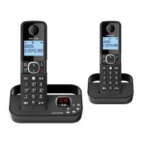 Téléphone fixe sans fil Panasonic KT-TG6823 avec répondeur - 3 combinés(Noir)  à prix bas