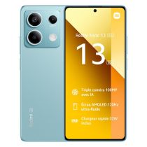 Smartphone XIAOMI Redmi Note 13 5G 256Go Bleu + Coque