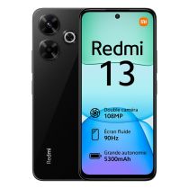 Smartphone XIAOMI Redmi 13 - 256Go 4G Noir + Coque