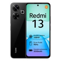 Smartphone XIAOMI Redmi 13 - 256Go 4G Noir + Coque