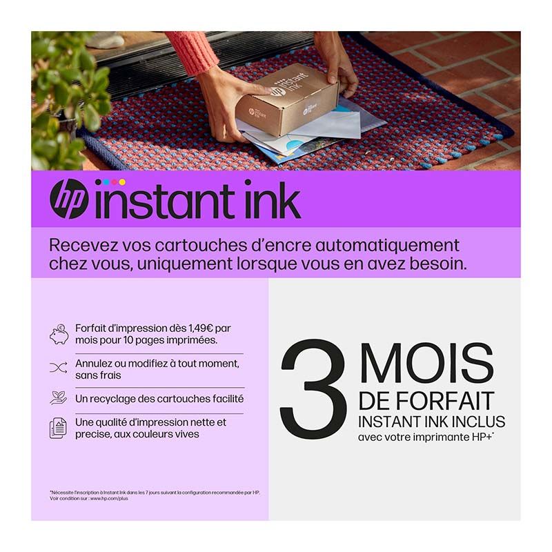 Imprimante Hp Deskjet 2821e Multifonction Et Jet D Encre Couleur Copie