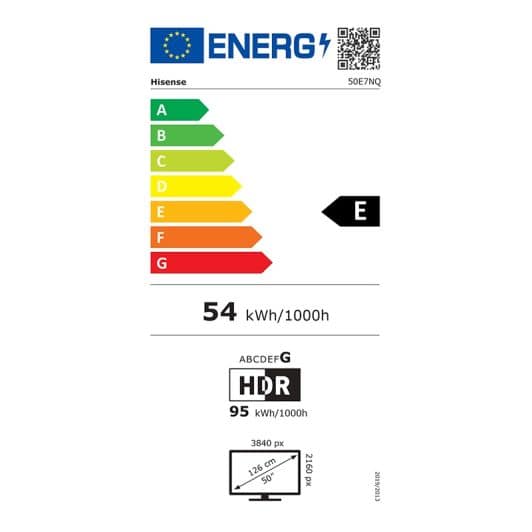 TV QLED 50'' HISENSE 50E7NQ