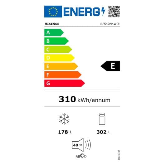 Réfrigérateur 4 portes HISENSE RF540N4WIE