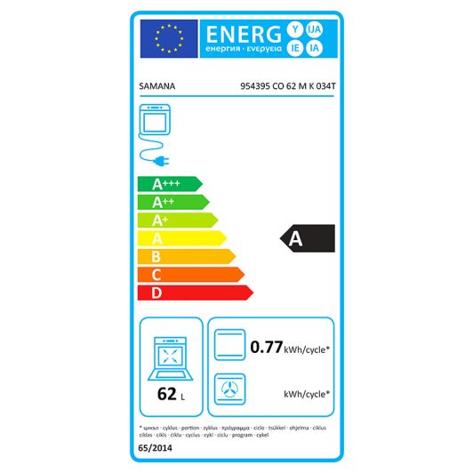 Four encastrable convection naturelle SAMANA CO 62 M K 034T