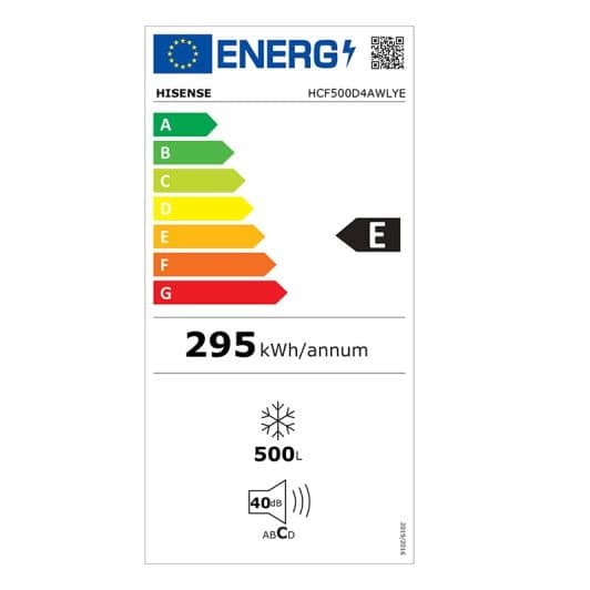 Congélateur coffre HISENSE HCF500D4AWLYE