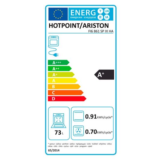 Four chaleur tournante HOTPOINT FI6861SPIXHA