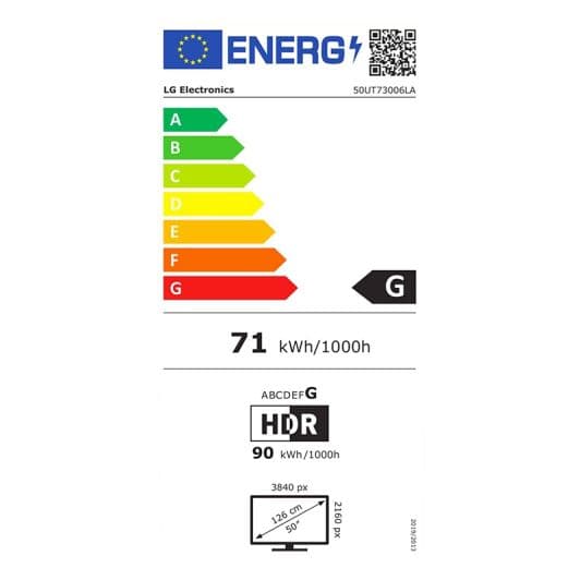 TV UHD 4K 50'' LG 50UT7300