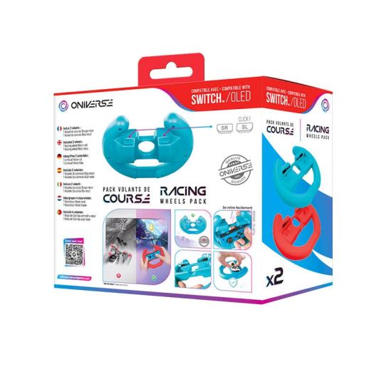 Pack volant de course ONIVERSE avec 2 supports manette