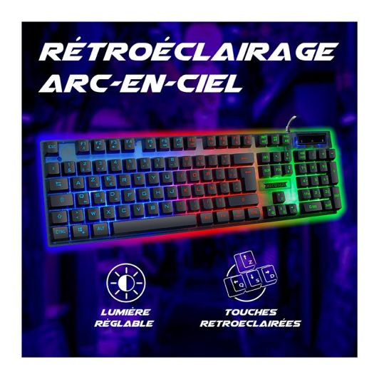 Clavier gamer AKUMA SHONEN K01 membrane