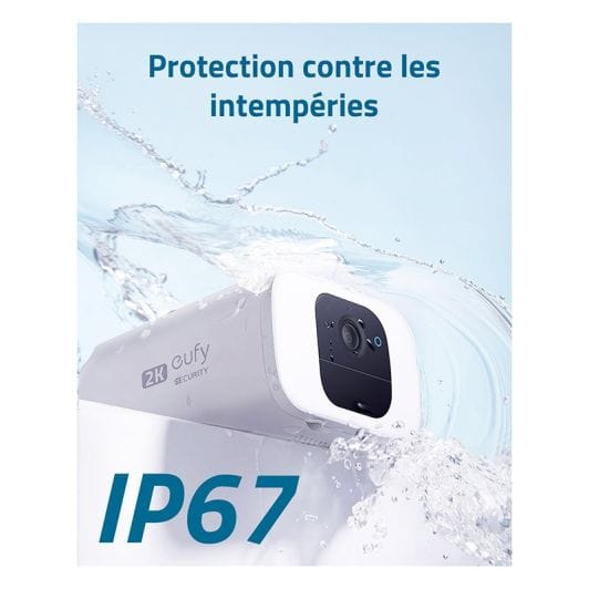 Caméra de Surveillance EUFY SOLOCAM S40 2K