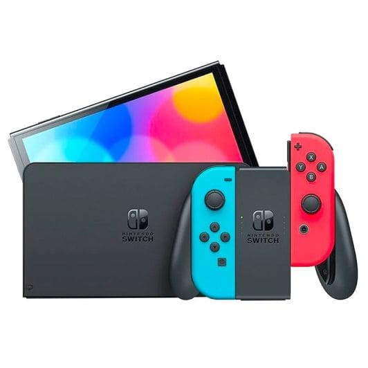 Console NINTENDO Switch OLED Bleu et Rouge