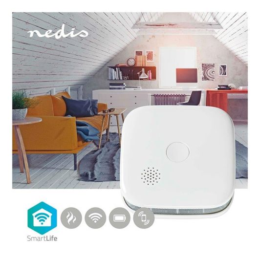 Détecteur de fumée connecté wifi NEDIS 