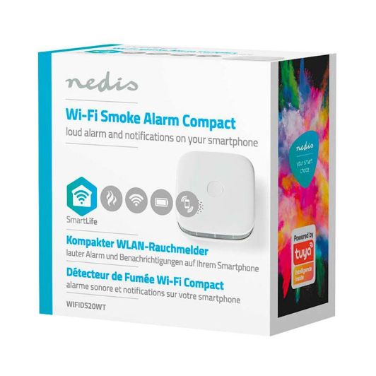 Détecteur de fumée connecté wifi NEDIS 