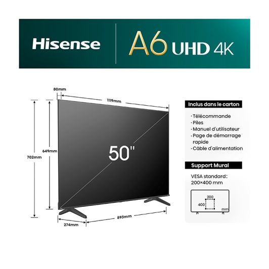 TV UHD 4K 50