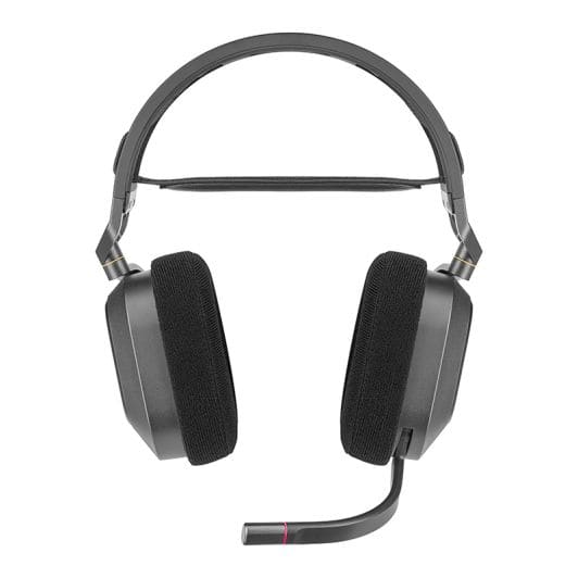 Casque gaming CORSAIR HS80 RGB carbon sans fil