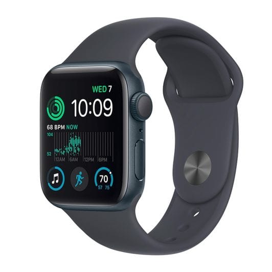 Montre connectée Apple Watch SE2 40mm (2022) Noir Reconditionnée