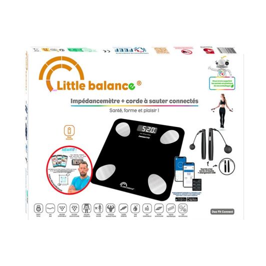 Pèse-personne électronique Little Balance + corde à sauter