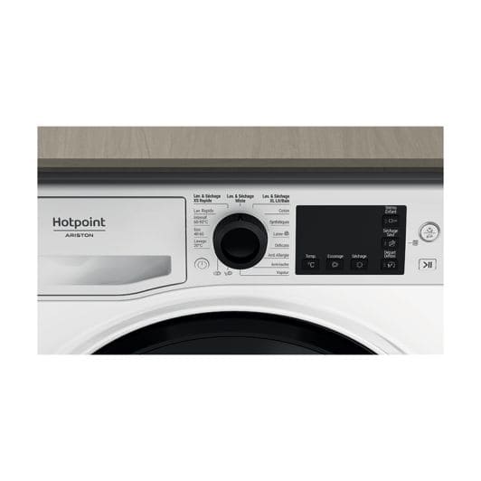 Lave-linge séchant 8kg / 6kg HOTPOINT NDB8635KFR