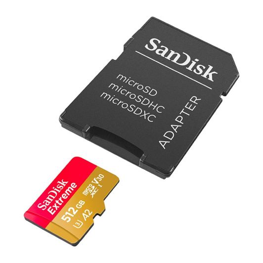 Carte Micro SD SANDISK 512Go V30 A2