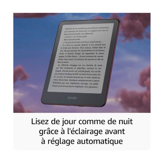 Liseuse AMAZON Kindle Paperwhite SE ( 2024) -32GB-Rose-avec pub - 12ème génération.