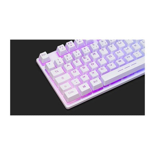 Clavier gamer THE G-LAB TKL Caesium blanC