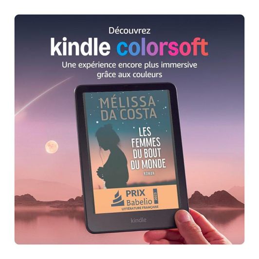 Liseuse AMAZON Kindle Colorsoft  SE ( 2024) -32GB-Noir-avec pub - 12ème génération.