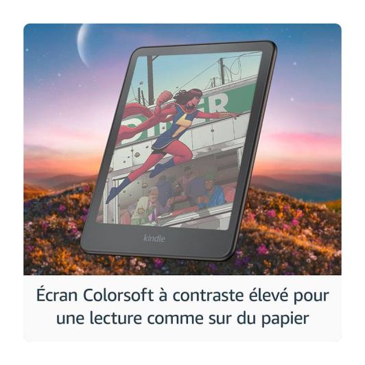 Liseuse AMAZON Kindle Colorsoft  SE ( 2024) -32GB-Noir-avec pub - 12ème génération.