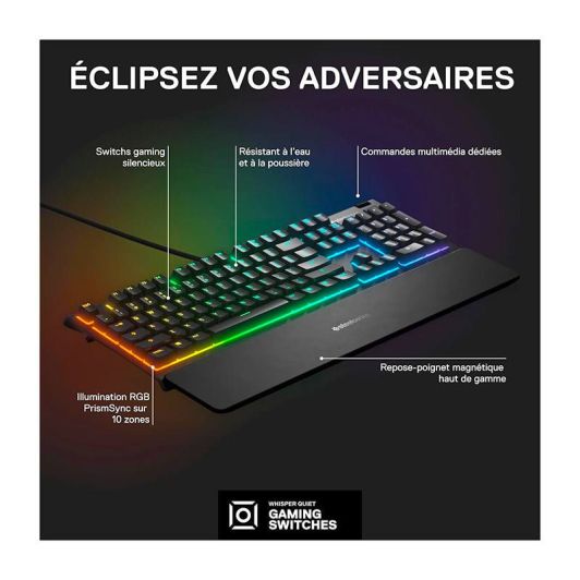 Clavier gamer STEELSERIES Apex 3