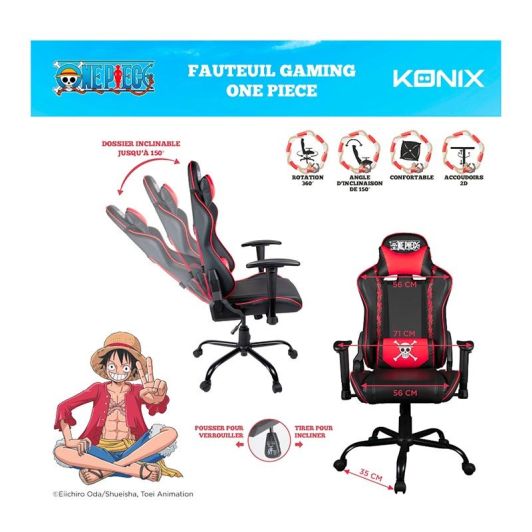 Chaise Gaming KONIX One Piece